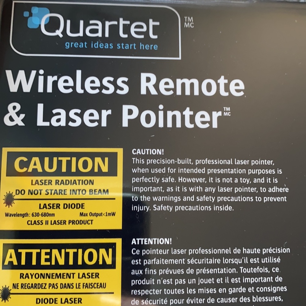 Quartet Wireless Remote & Laser Pointer - Picture 12 of 12